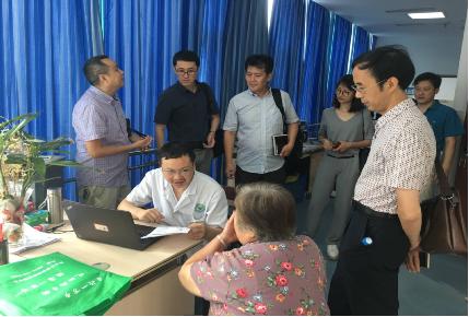 国家“心筛”项目办对我院进行专项工作督查