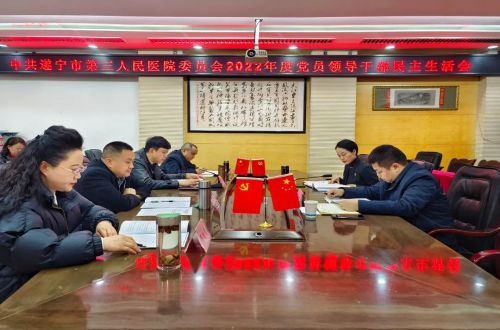 党建引领促发展 凝心聚力再前行——我院召开2022年度党员领导干部民主生活会