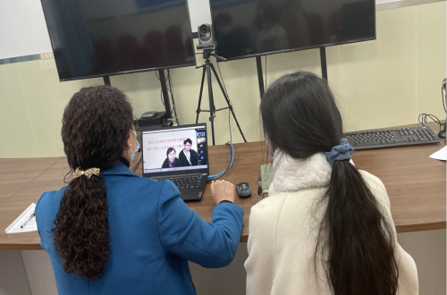 四川工业科技学院对我院进行教学巡查