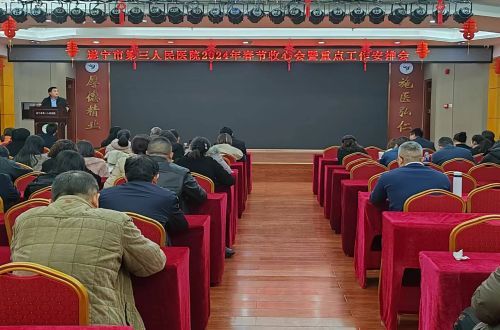 收心归位谋新局 砥砺奋进谱新篇——市三医院召开2024年春节收心会暨重点工作安排会